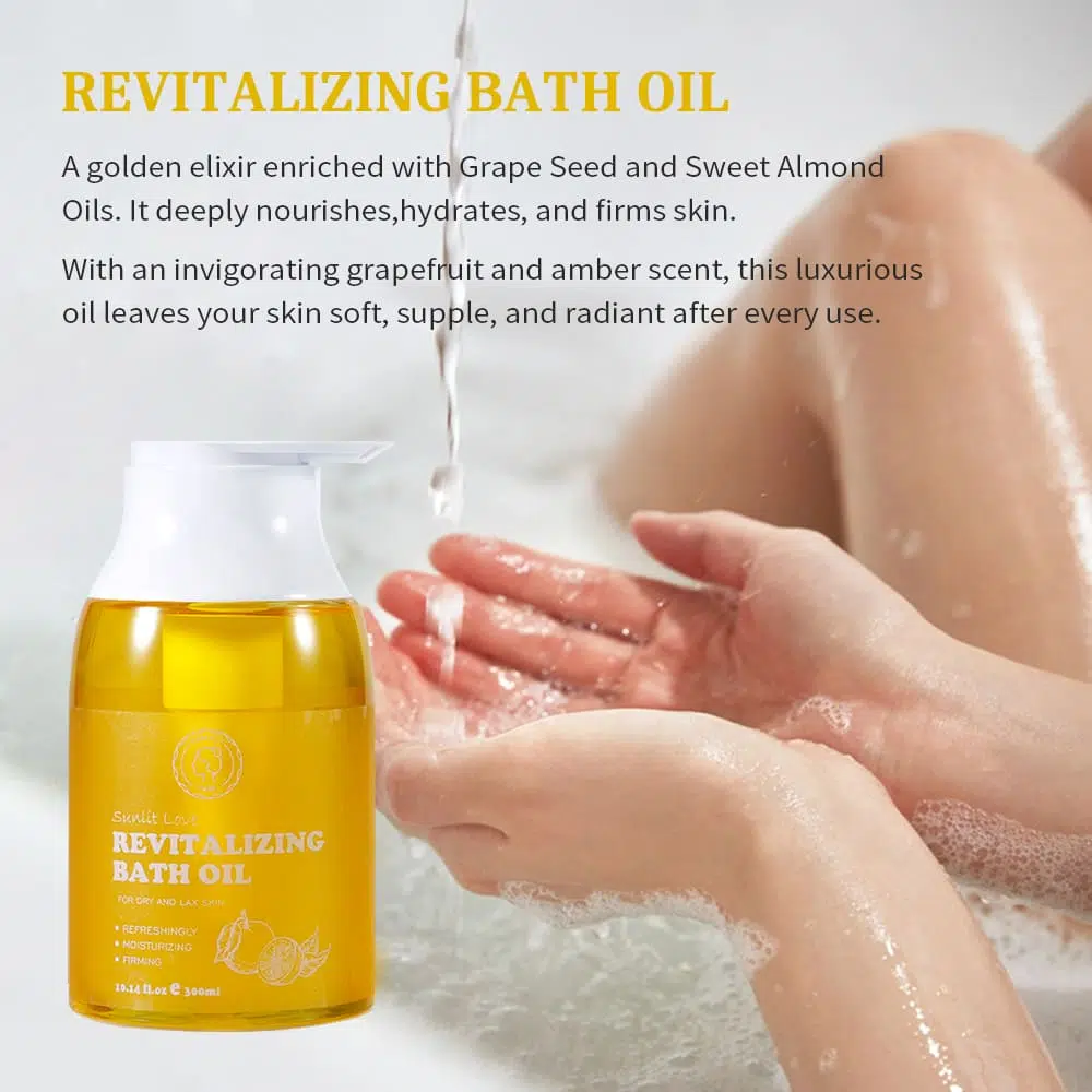 Revitalizing Bath Oil, Shower Oil Private Label Revitalizing Bath Oil, Shower Oil Private Label