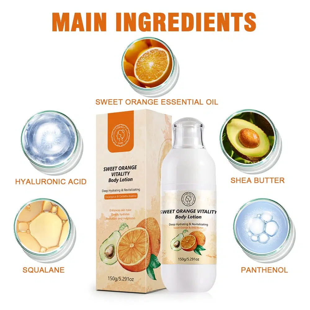 Vitality Body Lotion with Orange & Shea Butter -Gzperfectlink Vitality Body Lotion with Orange & Shea Butter -Gzperfectlink