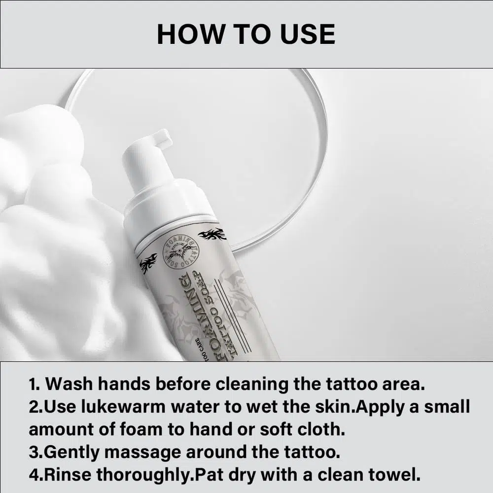 Tattoo Soap Cleanses & Soothes Skincare,Private Label Bodycare