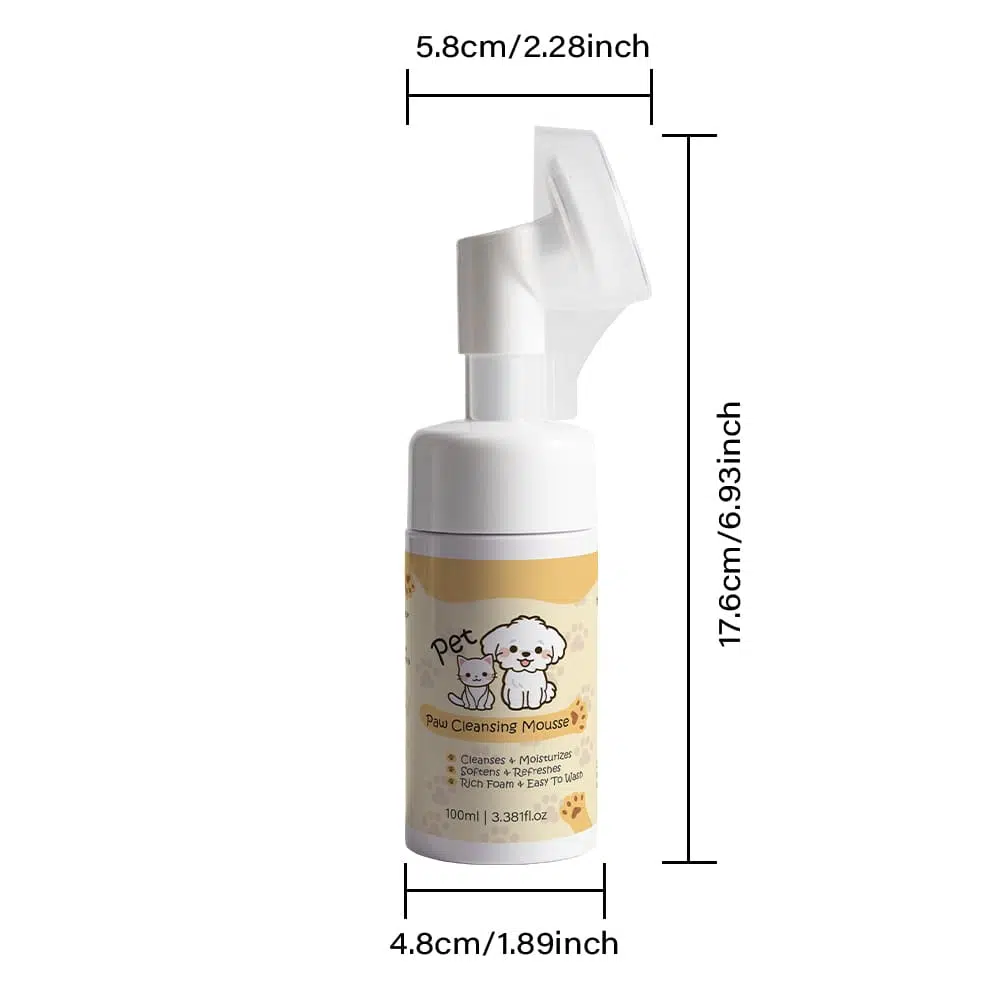 Paw Cleansing Mousse for Pets, Bodycare Supplier-Gzperfectlink Paw Cleansing Mousse for Pets, Bodycare Supplier-Gzperfectlink
