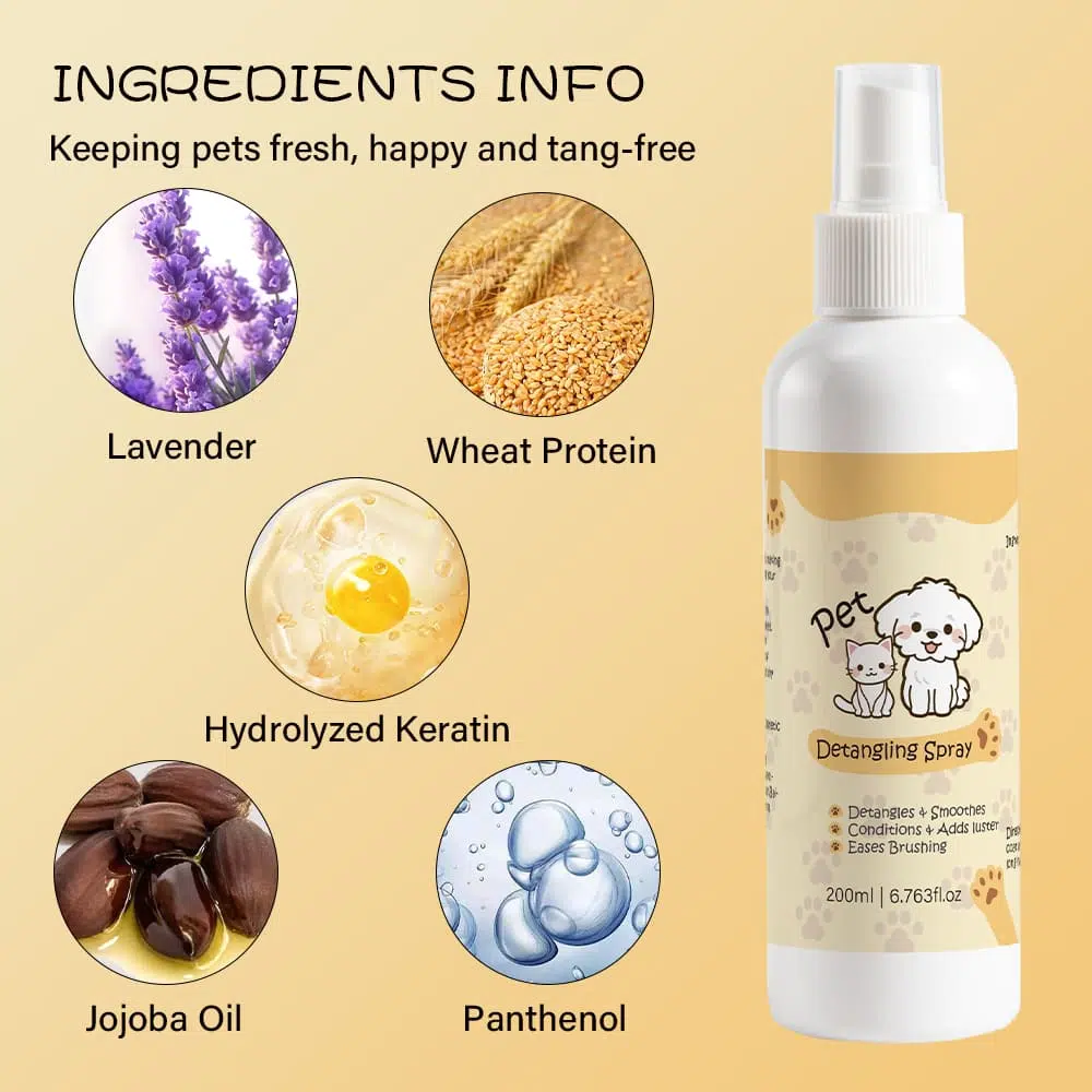Pet Detangling Spray For Dogs And Cats,Haircare Manufacturer Pet Detangling Spray For Dogs And Cats,Haircare Manufacturer