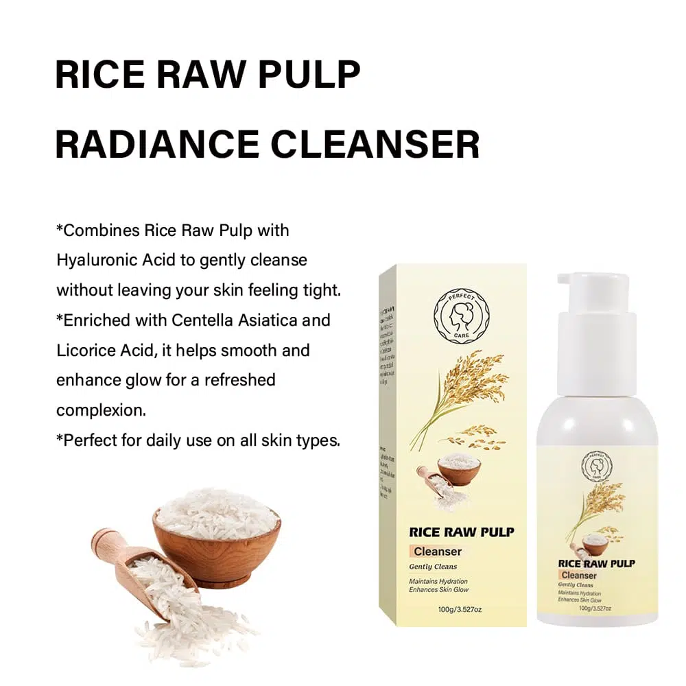 Rice Raw Pulp Cleanser – Natural Hydration and Exfoliation