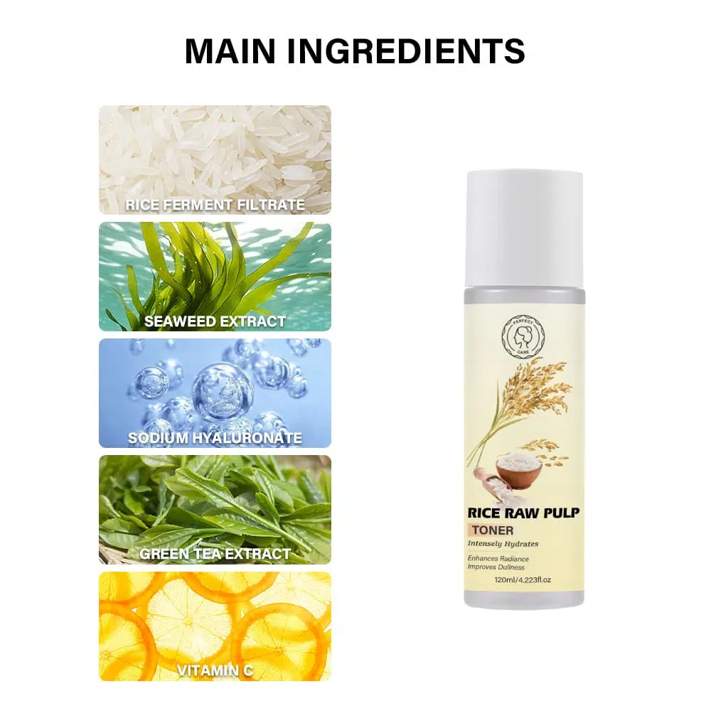Rice Raw Pulp Toner –Nourishing, Soothing, Skincare Bulk Order