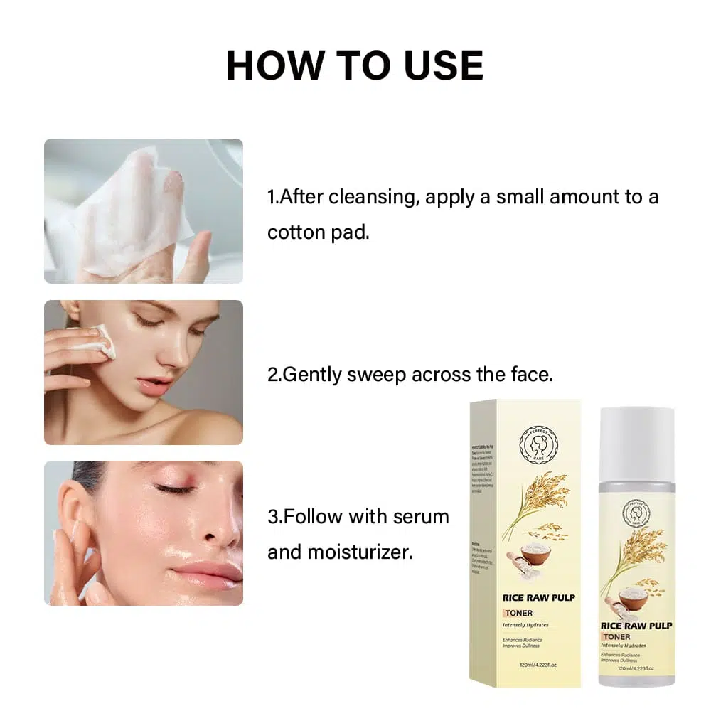 Rice Raw Pulp Toner –Nourishing, Soothing, Skincare Bulk Order