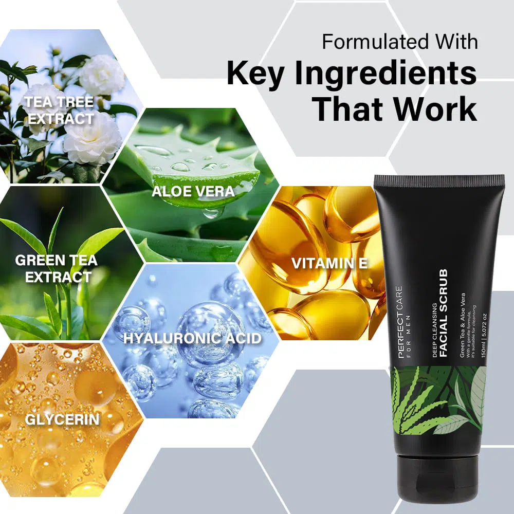 Men's Facial Scrubs,Skincare Cleanser Private Label-Gzperfectlink (5) Men's Facial Scrubs,Skincare Cleanser Private Label-Gzperfectlink (1)