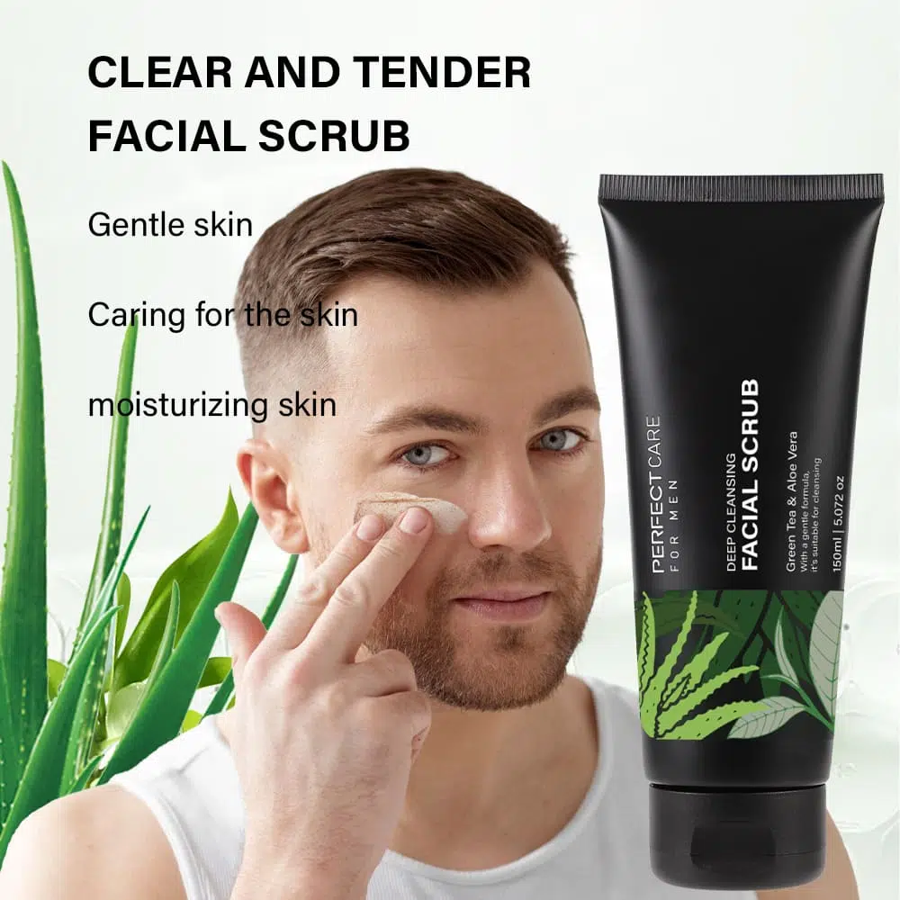 Men's Facial Scrubs,Skincare Cleanser Private Label-Gzperfectlink (6) Men's Facial Scrubs,Skincare Cleanser Private Label-Gzperfectlink (1)