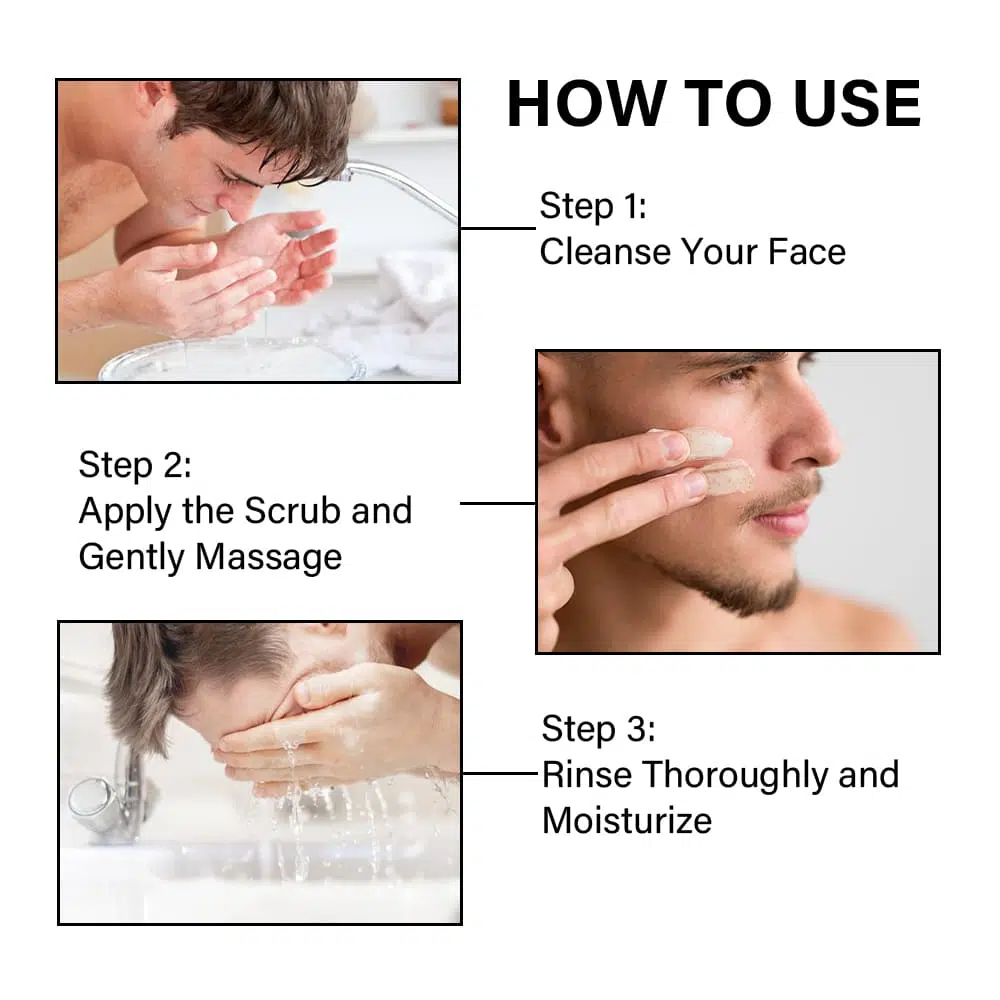 Men's Facial Scrubs,Skincare Cleanser Private Label-Gzperfectlink (8) Men's Facial Scrubs,Skincare Cleanser Private Label-Gzperfectlink (1)