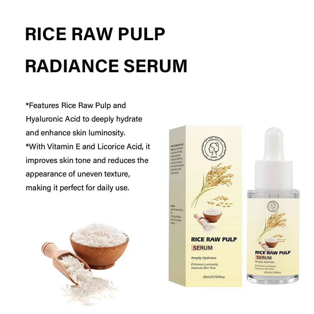 Rice Raw Pulp Serum – Gentle, Effective Skincare,Private Label