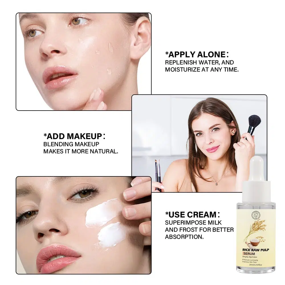 Rice Raw Pulp Serum – Gentle, Effective Skincare,Private Label