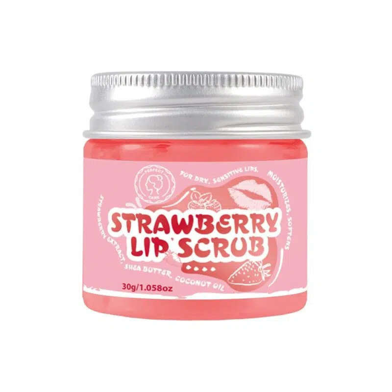 Strawberry Lip Scrub,Cosmetics Private Label-Gzperfectlink Strawberry Lip Scrub,Cosmetics Private Label-Gzperfectlink
