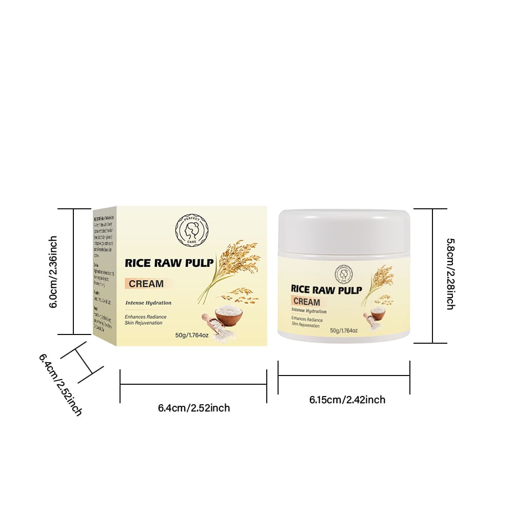 Rice Raw Pulp Cream – Nourishing, Hydrating, Face Cream SIZE OF Rice Raw Pulp Cream