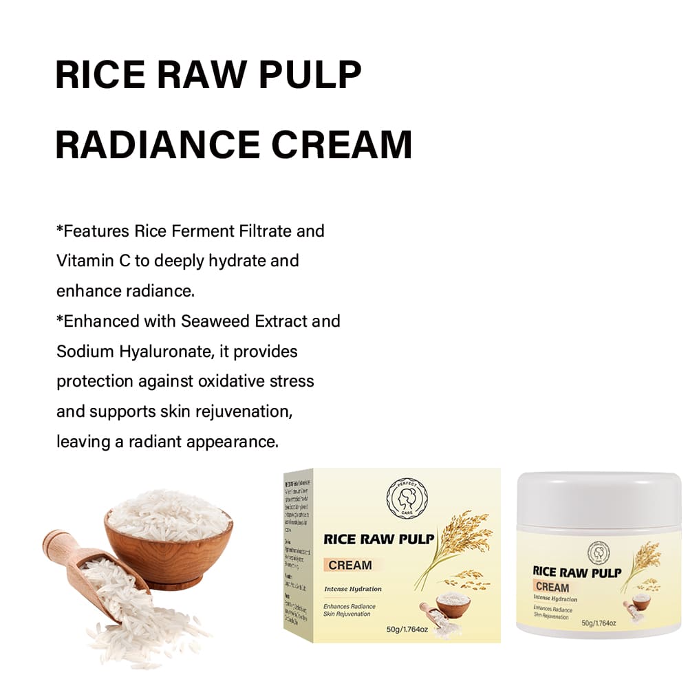 Rice Raw Pulp Cream – Nourishing, Hydrating, Face Cream