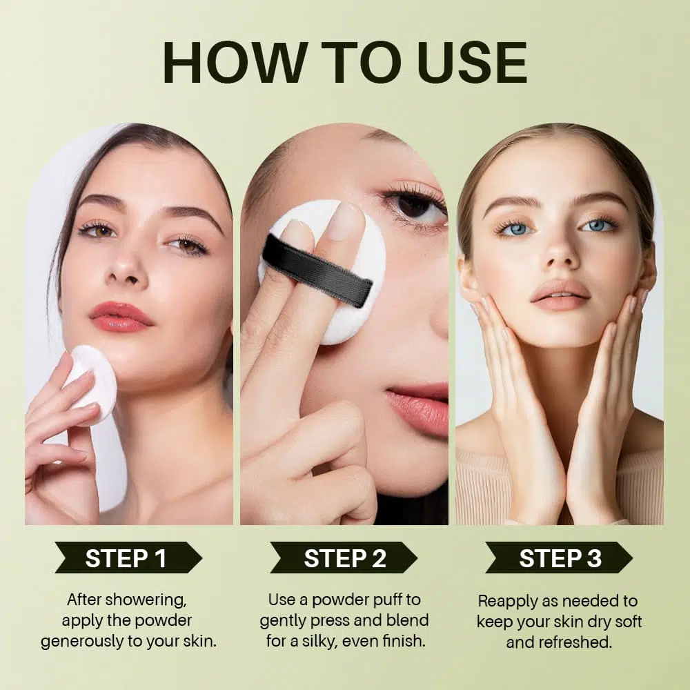 Body Powder with Puff, Private Label Skincare Manufacturer Body Powder with Puff, Private Label Skincare Manufacturer