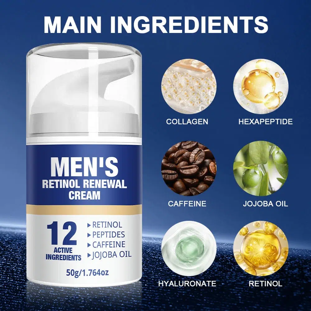 Retinol Renewal Cream,Mens Skincare Private Label Retinol Renewal Cream,Mens Skincare Private Label