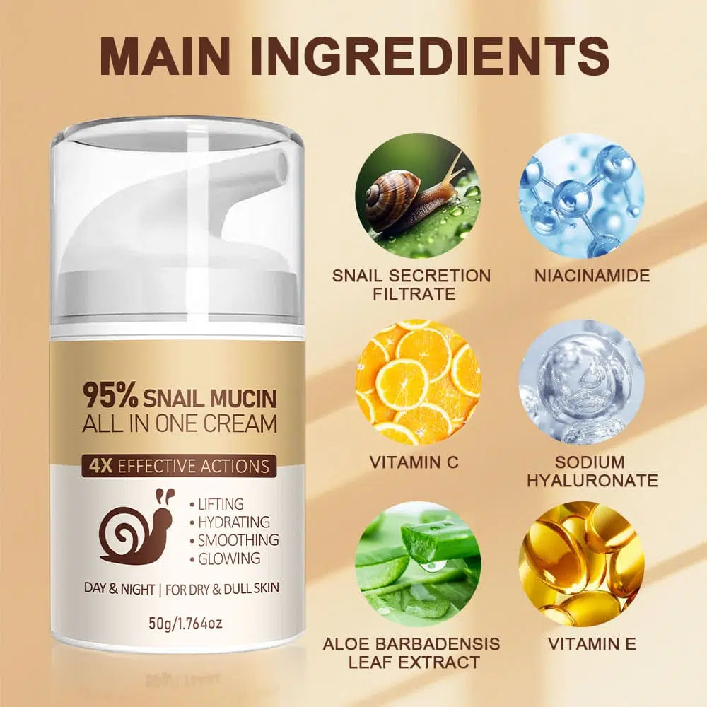 Snail Mucin Cream,Skincare OEM,Private Label Snail Mucin Cream,Skincare OEM,Private Label