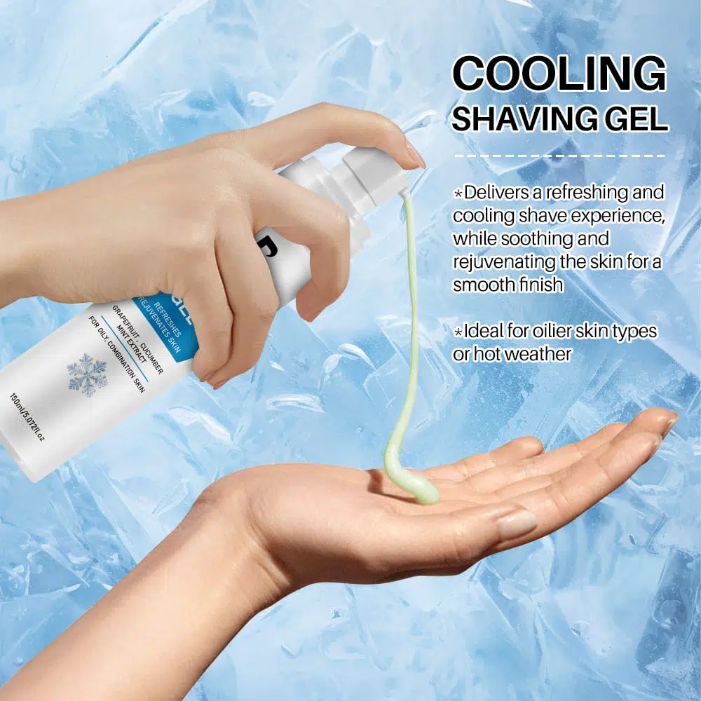 Cooling Shaving Gel,Mens Grooming, Beard Care Private Label Cooling Shaving Gel,Mens Grooming, Beard Care Private Label