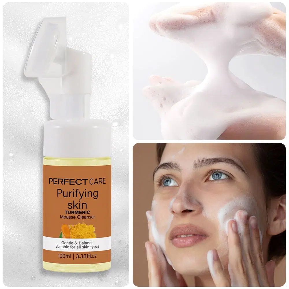 Turmeric Mousse Cleanser,Skincare Facial Cleanser Manufacturer