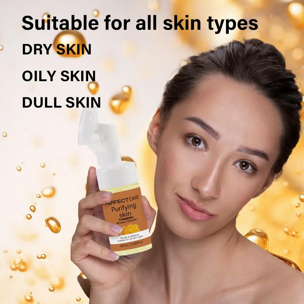 Turmeric Mousse Cleanser,Skincare Facial Cleanser Manufacturer