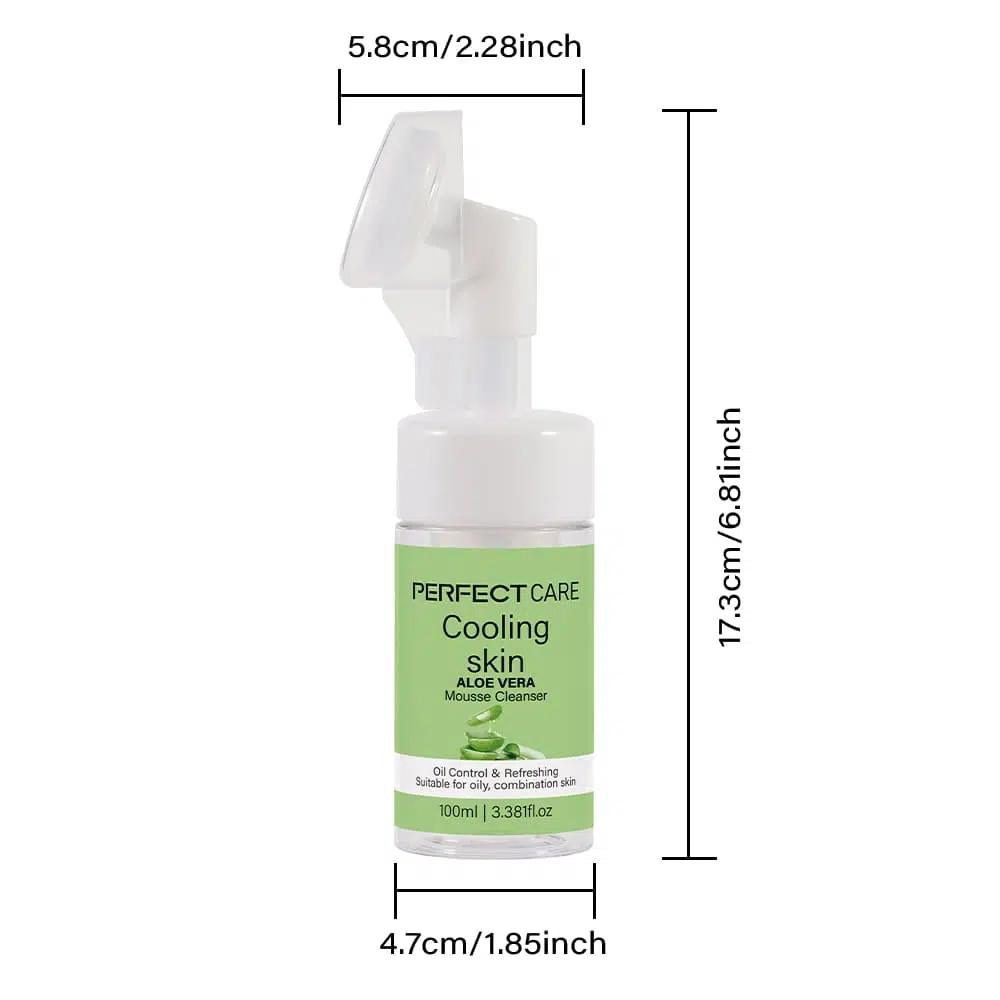 Aloe Vera Mousse Cleanser, Private Label Facial Skincare Product