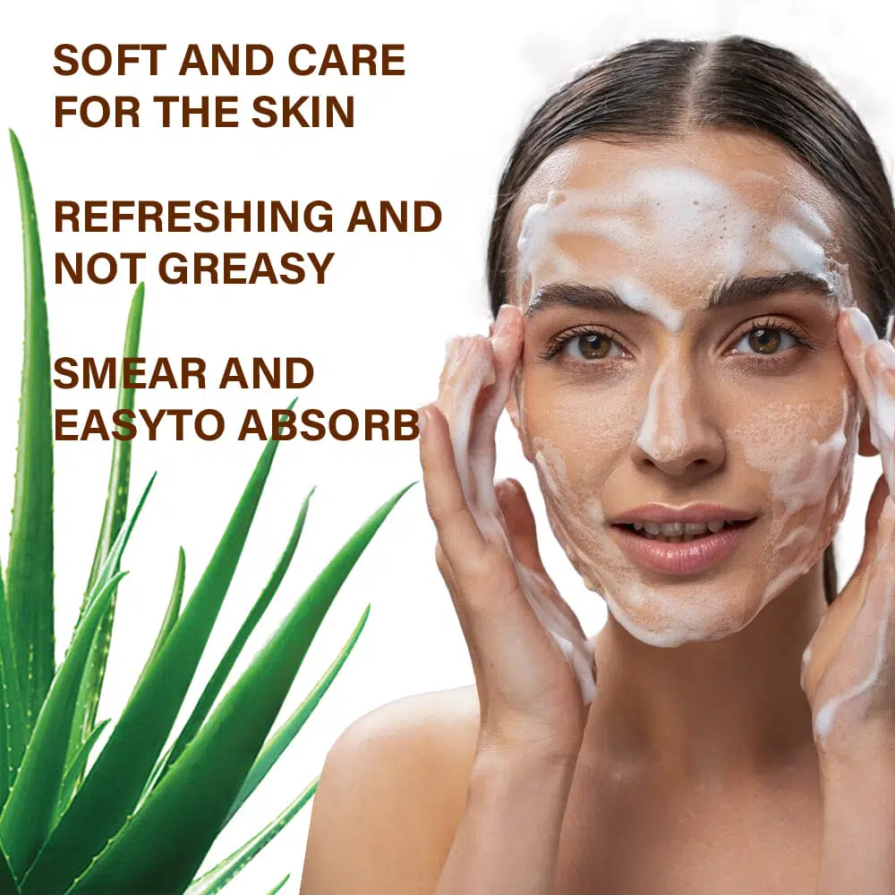 Aloe Vera Mousse Cleanser, Private Label Facial Skincare Product