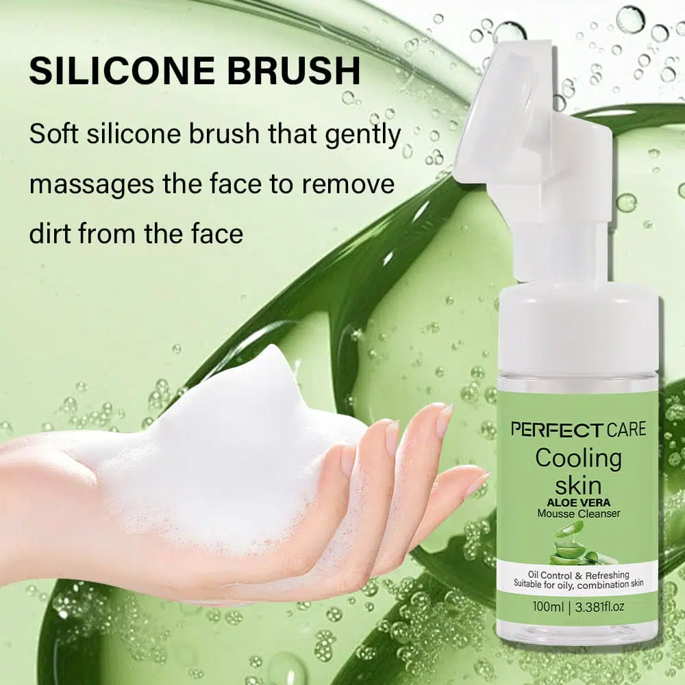 Aloe Vera Mousse Cleanser, Private Label Facial Skincare Product
