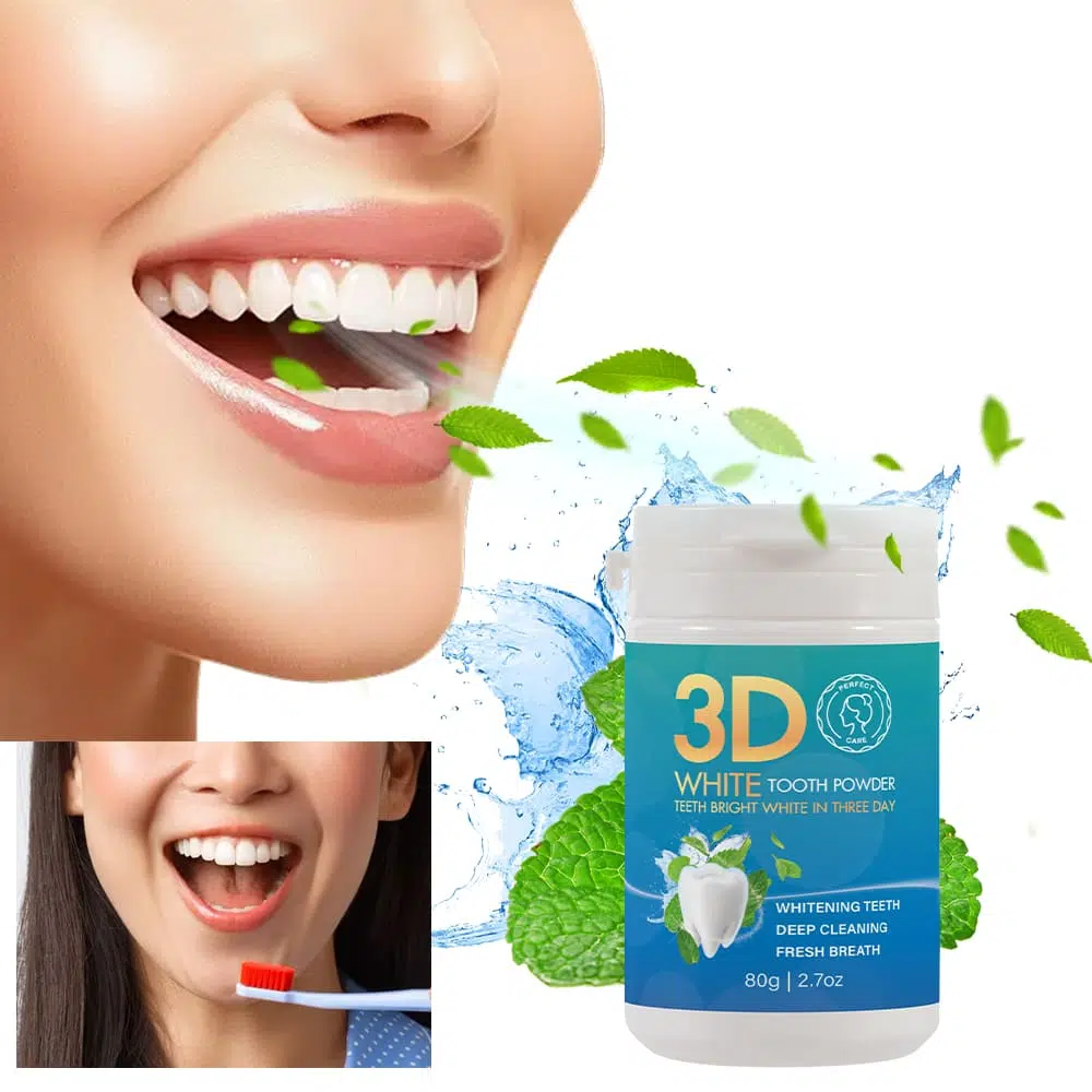 White Tooth Powder White Label, Cosmetics Manufacturing