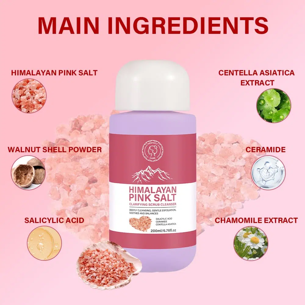 Himalayan Pink Salt Scrub,Bodycare Scrub Private Label