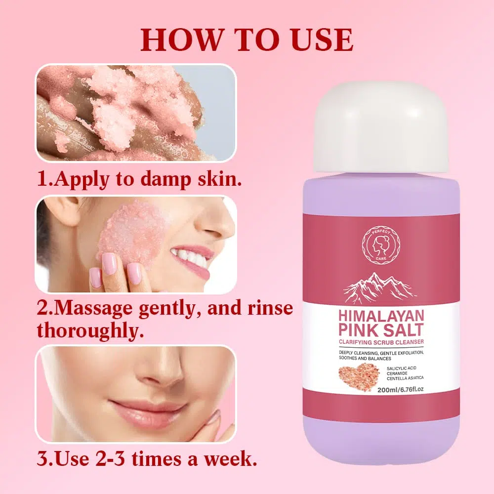 Himalayan Pink Salt Scrub,Bodycare Scrub Private Label