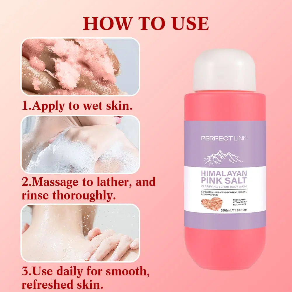 Pink Himalayan Salt Body Wash,Bodywash Manufacturer
