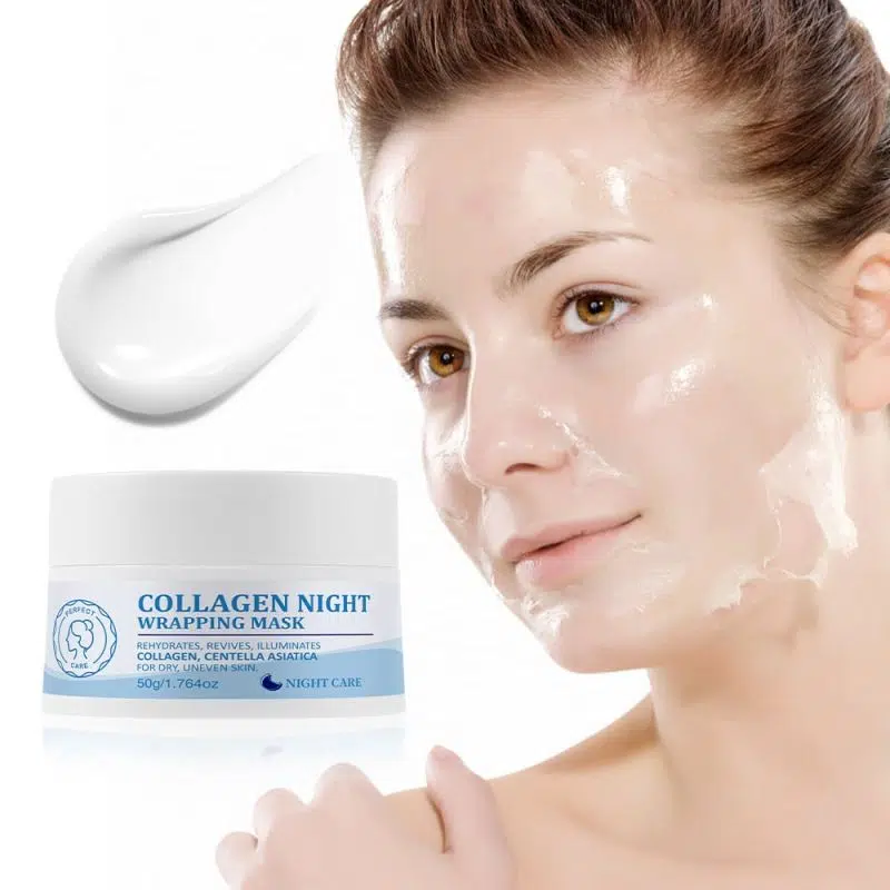 Collagen Night Wrapping Mask, Facial Care Products Supplier Collagen Night Wrapping Mask, Facial Care Products Supplier