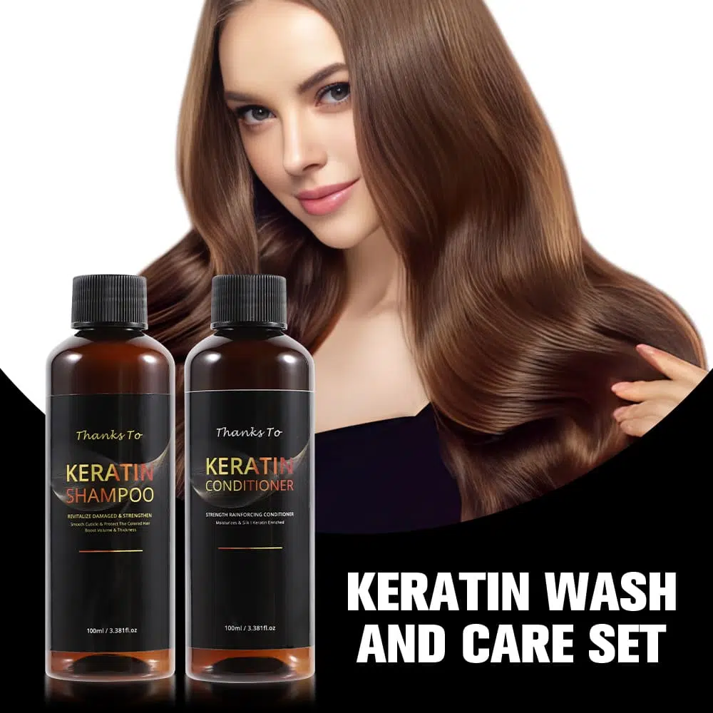 Keratin Shampoo and Conditioner Set,Haircare Products Supplier
