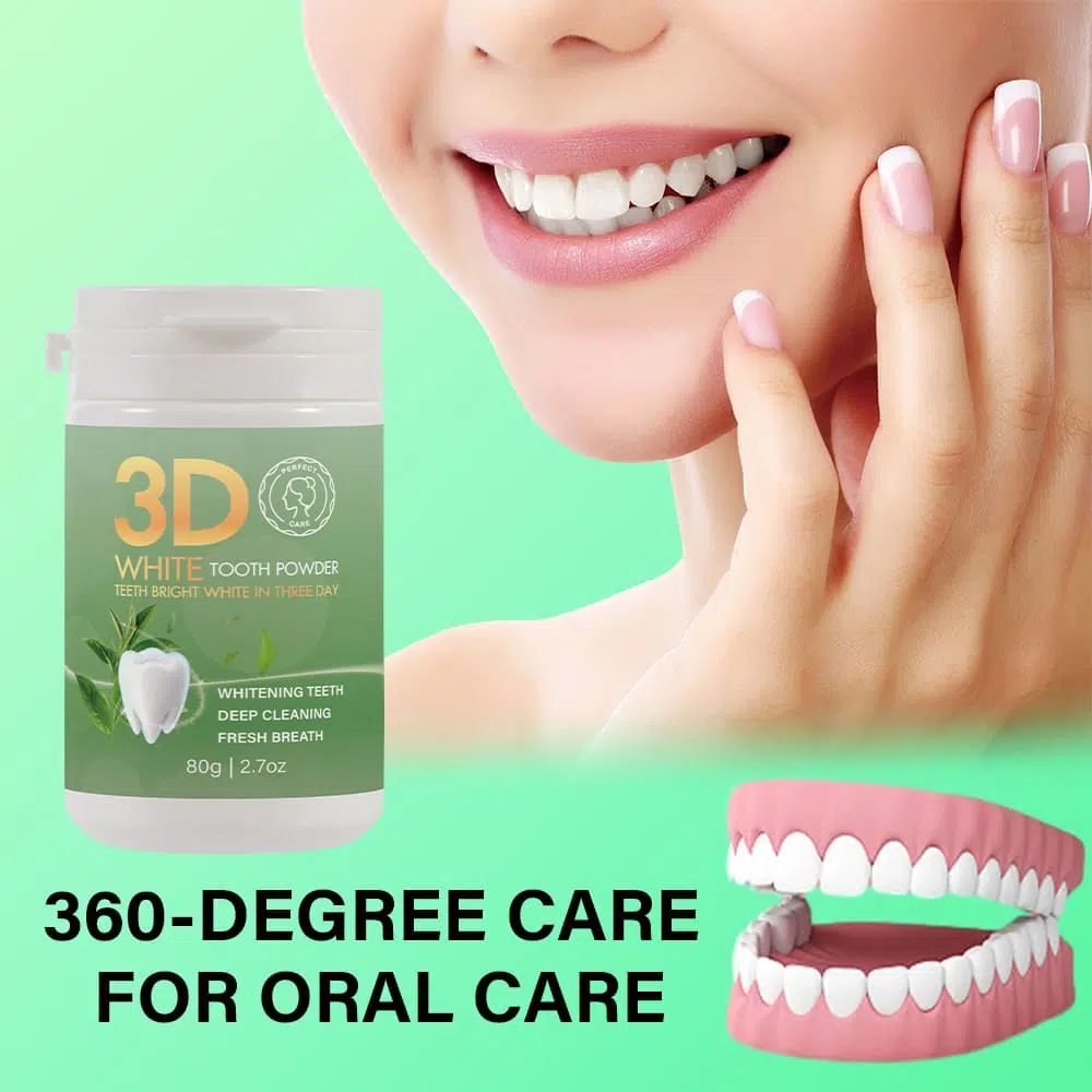 Perfectcare 3D White Tooth Powder-Cosmetics Contract Manufacturer display-Perfectcare 3D White Tooth Powder-Cosmetics Contract Manufacturer