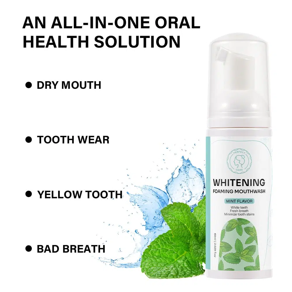 Whitening Mouthwash with Mint | Bodycare Products Private Label Whitening Mouthwash with Mint | Bodycare Products Private Label