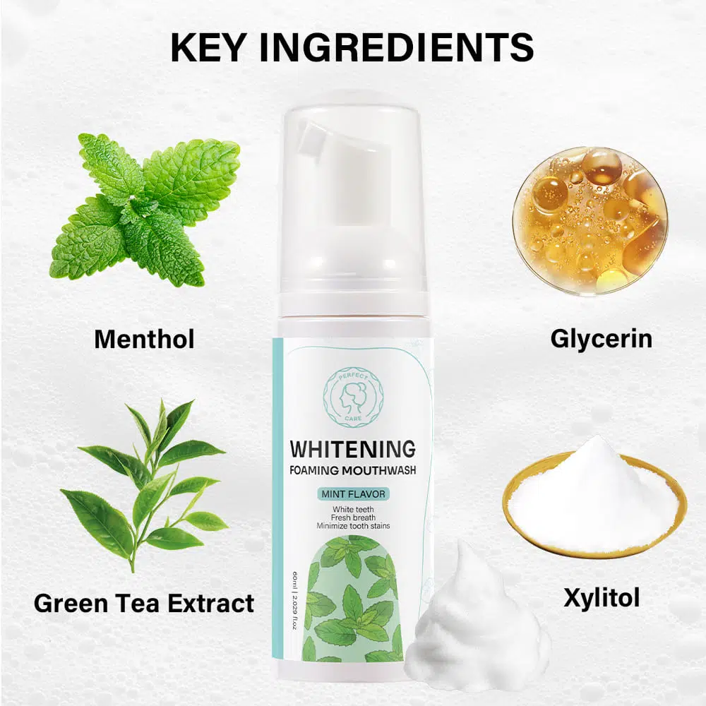 Whitening Mouthwash with Mint | Bodycare Products Private Label Whitening Mouthwash with Mint | Bodycare Products Private Label