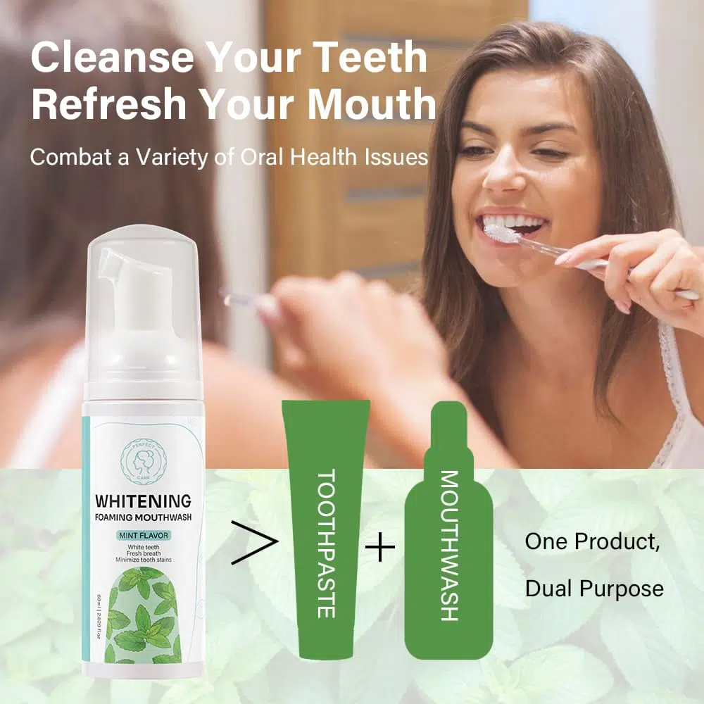 Whitening Mouthwash with Mint | Bodycare Products Private Label Whitening Mouthwash with Mint | Bodycare Products Private Label
