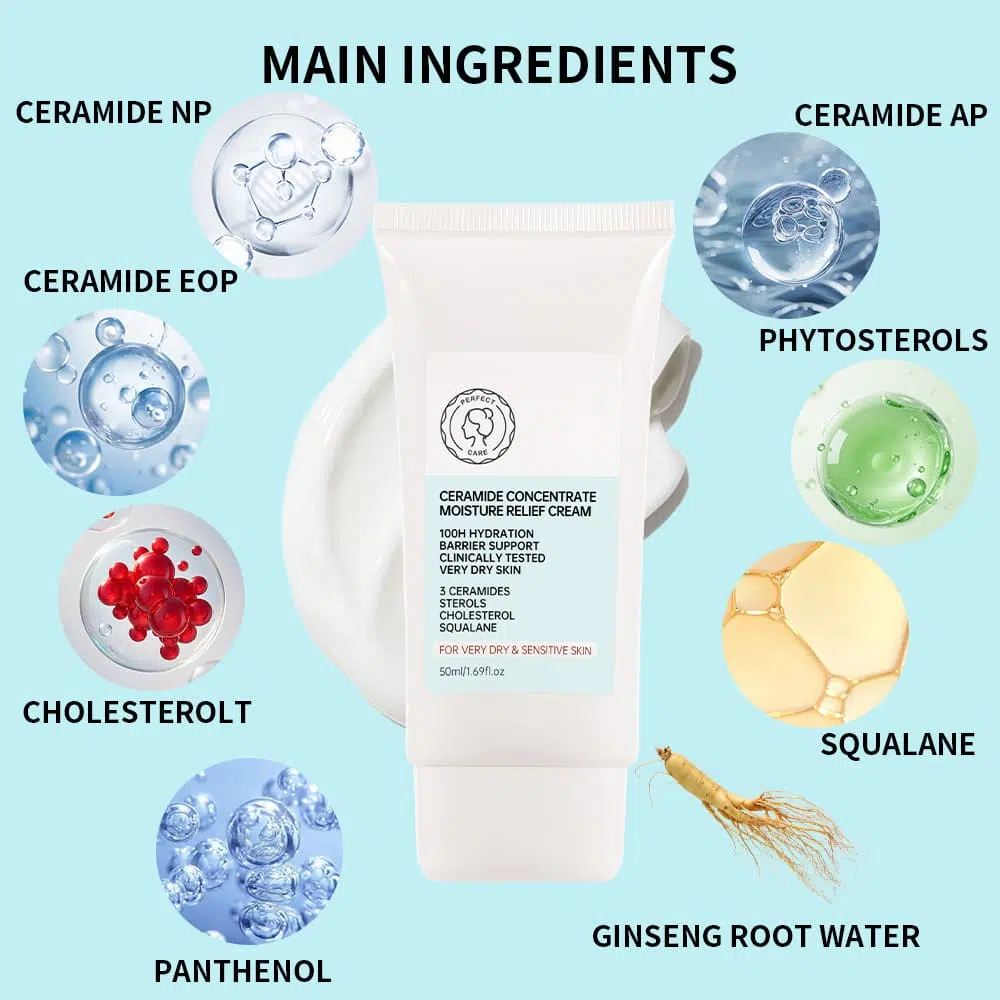 ingredients of Perfectcare Moisture Relief Cream Private Label ingredients of Perfectcare Moisture Relief Cream Private Label
