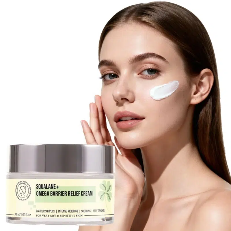 Squalane+ Omega Barrier Relief Cream, OEM Skincare Supplier Squalane+ Omega Barrier Relief Cream, OEM Skincare Supplier