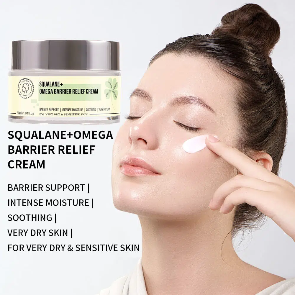 Squalane+ Omega Barrier Relief Cream, OEM Skincare Supplier Squalane+ Omega Barrier Relief Cream, OEM Skincare Supplier